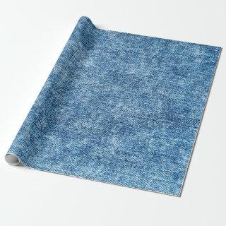 Jeans in acid wash blue. Denim background, texture