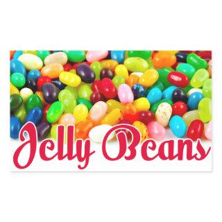 Jelly Beans Rectangular Sticker