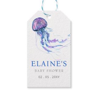 Jellyfish Ocean Beach Under The Sea Baby Shower  Gift Tags
