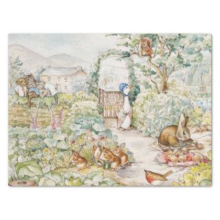 Jemima Puddle Duck in Mr Mc Gregor's Garden Tissue Paper