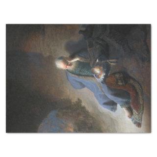 Jeremiah Lamenting on Fall of Jerusalem, Rembrandt Tissue Paper