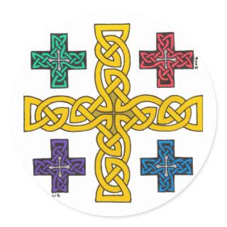 Jerusalem Cross stickers