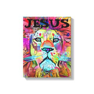 JESUS LION OF JUDAH CHRISTIAN ART CANVAS