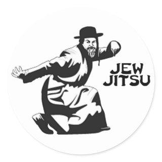 Jew Jitsu Sticker | Jewish Bar Mitzvah Gifts