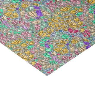 Jewel Mosaic - Gemstone Colors Pretty Decoupage Tissue Paper