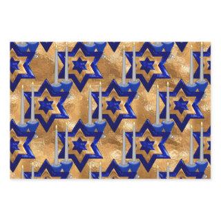 Jewish-Candlesticks-and-Stars-SET-3  Sheets