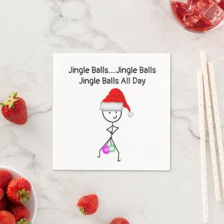 Jingle Balls Customisable Christmas Napkins