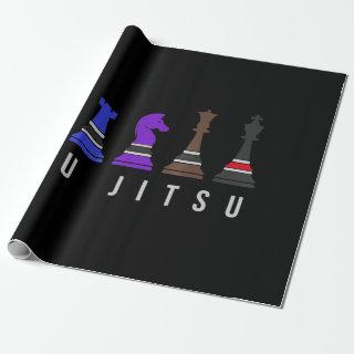 jiu jitsu training   chess, gift  bjj with text.