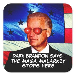Joe Biden as Dark Brandon Sticker