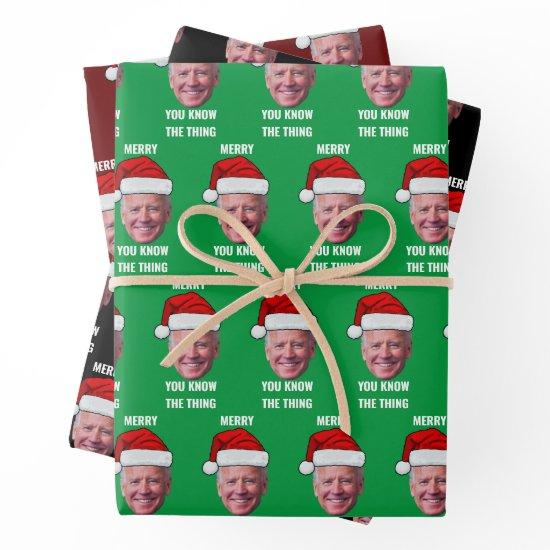 Joe Biden Santa Hat You Know The Thing  Sheets