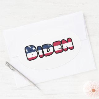 Joe Biden Support US President Election 2020 Oval Sticker