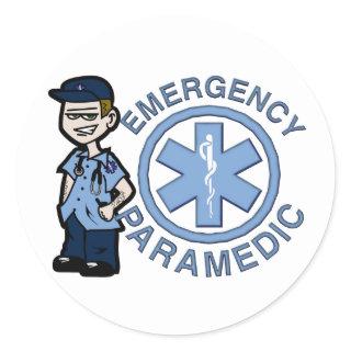 Joe Emergency Medic Classic Round Sticker