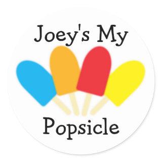 Joey's My Popsicle Sticker