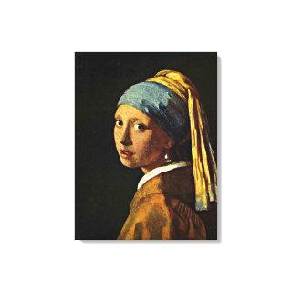 Johannes Vermeer - Girl with a Pearl Earring Canvas Print