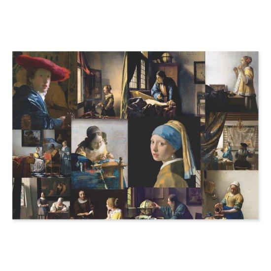 Johannes Vermeer - Masterpieces Patchwork  Sheets