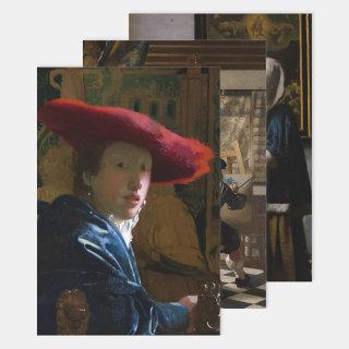 Johannes Vermeer - Masterpieces Selection  Sheets