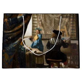 Johannes Vermeer - The Allegory of Painting Large Gift Bag