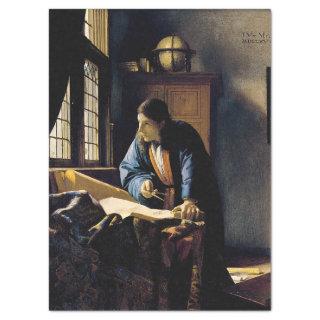 Johannes Vermeer - The Geographer Tissue Paper