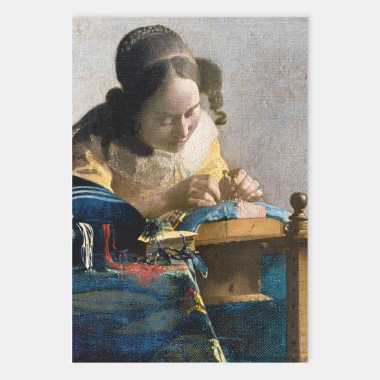 Johannes Vermeer - The Lacemaker  Sheets