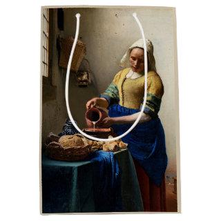 Johannes Vermeer - The Milkmaid Medium Gift Bag