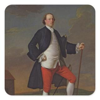 John Manners, Marquess of Granby, 1745 Square Sticker