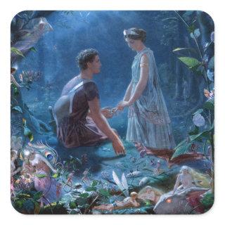 John Simmons: A Midsummer Night's Dream Square Sticker