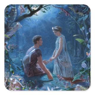 John Simmons: A Midsummer Night's Dream Square Sticker