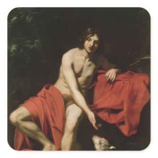 John the Baptist Square Sticker