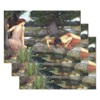 John William Waterhouse Echo and Narcissus Poster  Sheets