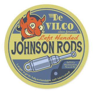 Johnson Rods L Classic Round Sticker