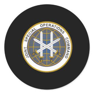 Joint Special Operations Comd Jsoc Military Classic Round Sticker
