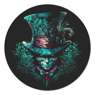 JOKER SYMBOL CLASSIC ROUND STICKER