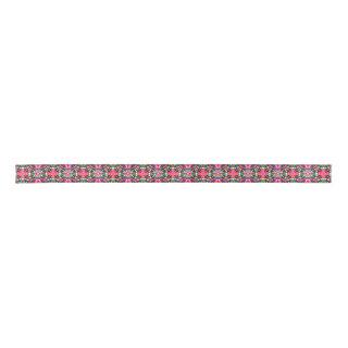 Jolly Christmas Colorful Maximalist Modern Merry Satin Ribbon