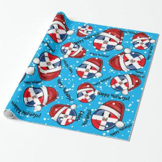 Jolly Dominican Republic Flag Christmas