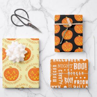 Jolly Jack O Lantern Cute Birthday Theme Halloween  Sheets