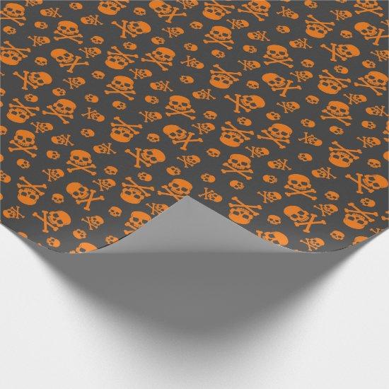 Jolly Roger Skull and Crossbones Pumpkin