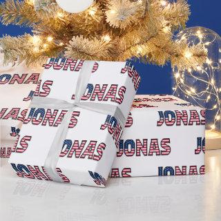Jonas First Name USA US Gift Paper