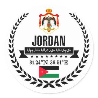Jordan Classic Round Sticker