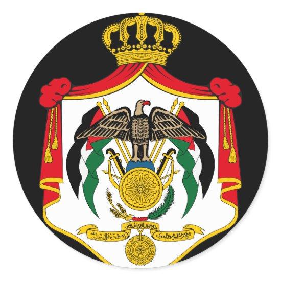 jordan emblem classic round sticker