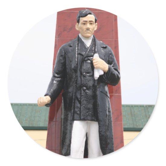 Jose Rizal Monument, Tacloban City Classic Round Sticker