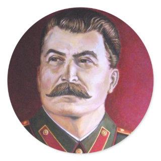 Joseph Stalin Classic Round Sticker