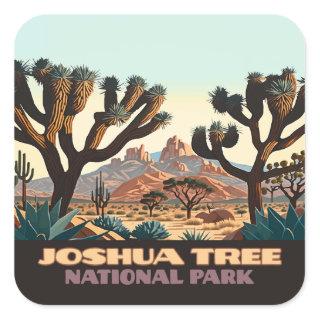 Joshua Tree National Park California Desert  Square Sticker