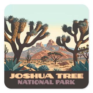 Joshua Tree National Park California Desert  Square Sticker