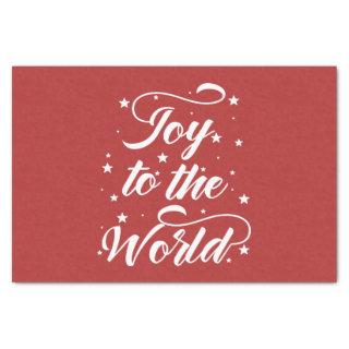 joy to the world Christmas Tissue Paper