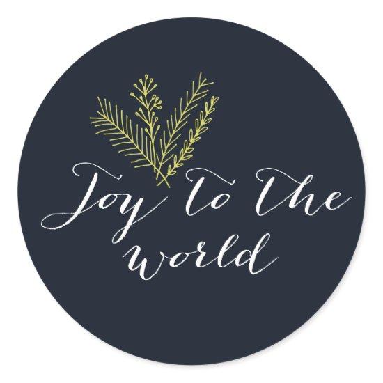 Joy to the World sticker