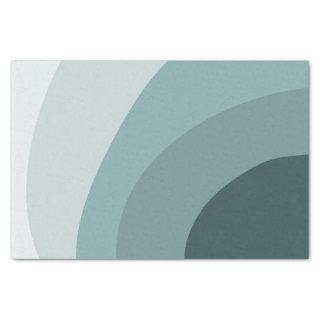 Joyful Shades | Wavy Colorblock Green Stripe Tissue Paper