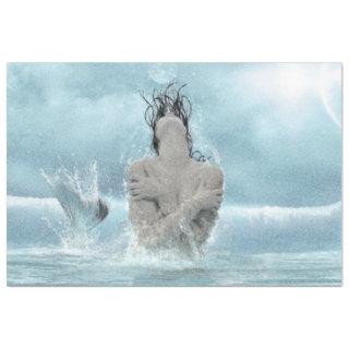 Joyous Mermaid in the Sea Tissue Paper