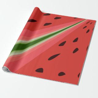Juicy Delicious Ripe Watermelon With Seeds Design