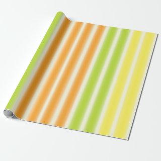 Juicy Lemon Lime And Orange Citrus Fruit Stripes