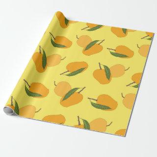 juicy mango fruit pattern